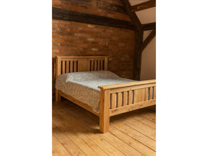 Francis Solid Oak 4ft6 Double Bed Frame