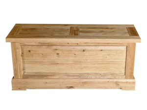 Francis Solid Oak Blanket Box