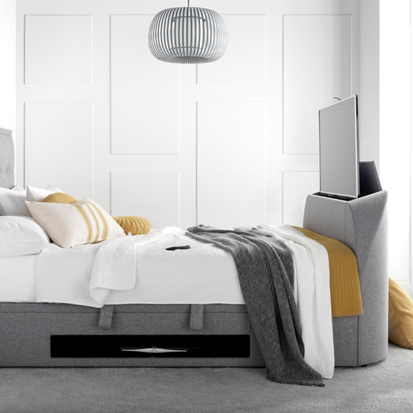 Fallon 6ft TV Upholstered Ottoman Bed Frame