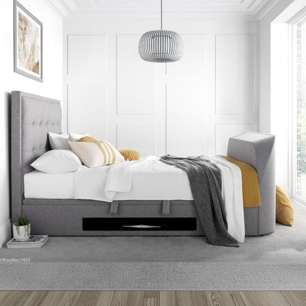 Fallon 6ft TV Upholstered Ottoman Bed Frame