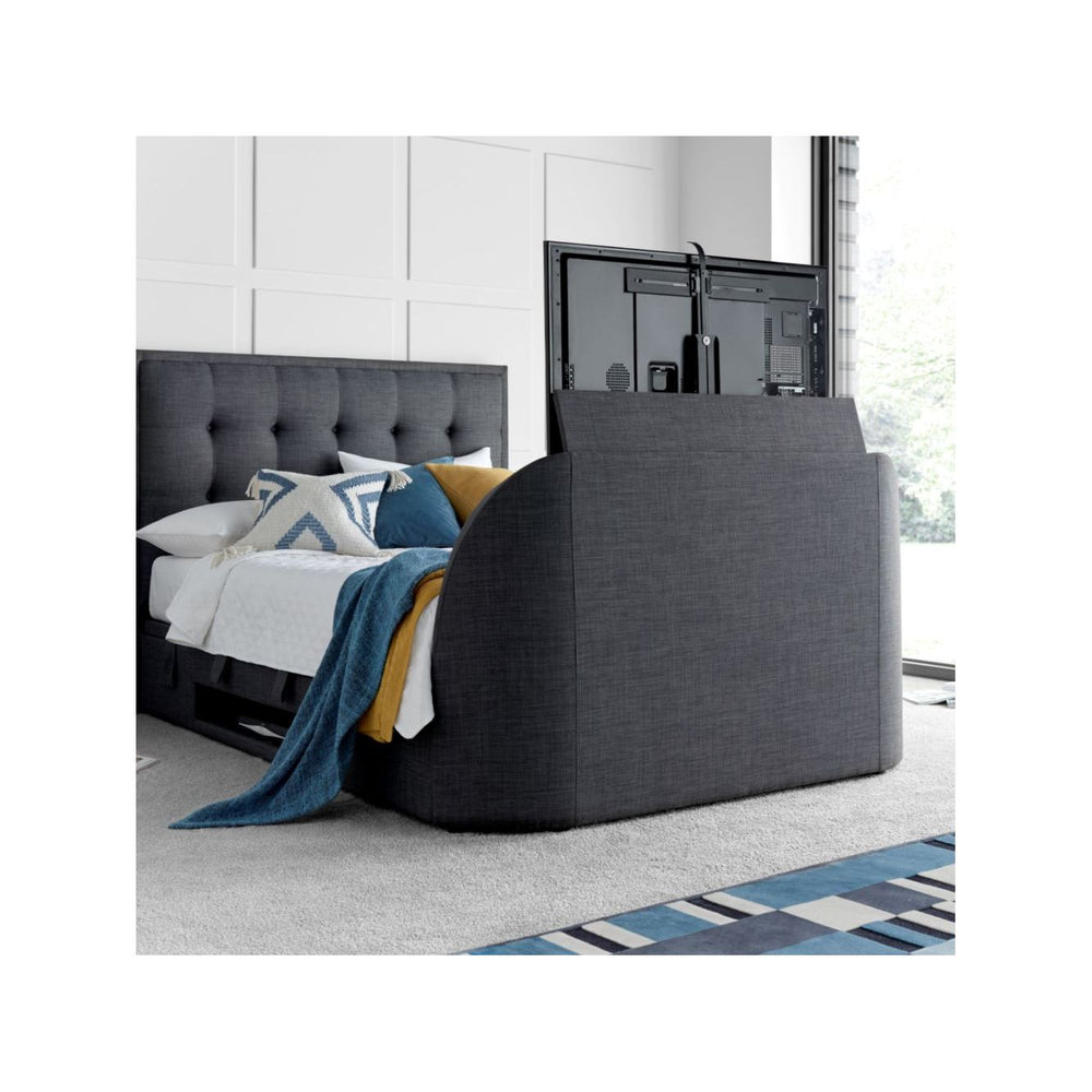 Fallon 5ft TV Upholstered Ottoman Bed Frame