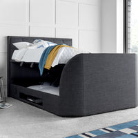 Fallon 6ft TV Upholstered Ottoman Bed Frame