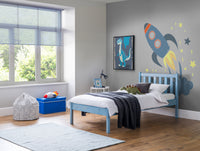 Farway 2ft6 Wooden Small Single Bed Frame with Essential Mattress - Combo Deal