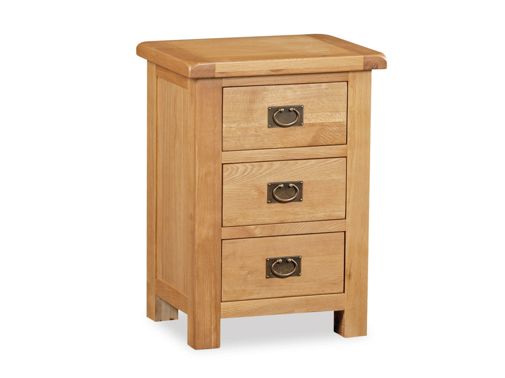 Salford Oak Wide Bedside
