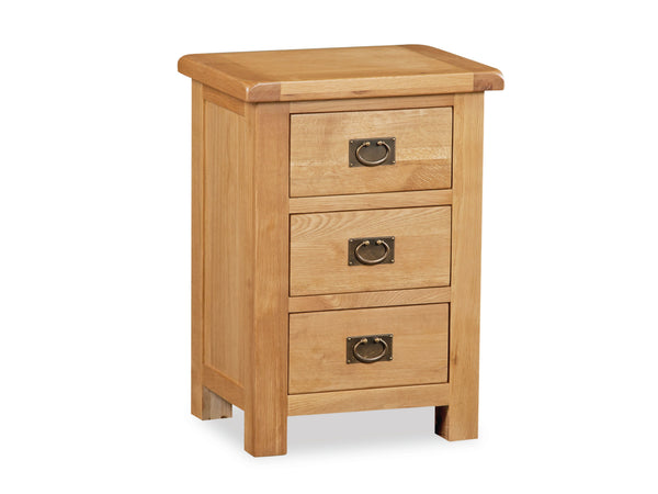 Salford Oak Wide Bedside