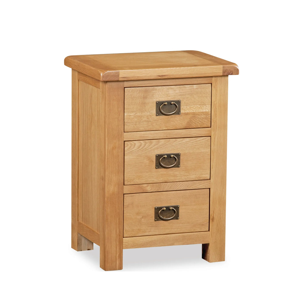 Salford Oak Wide Bedside