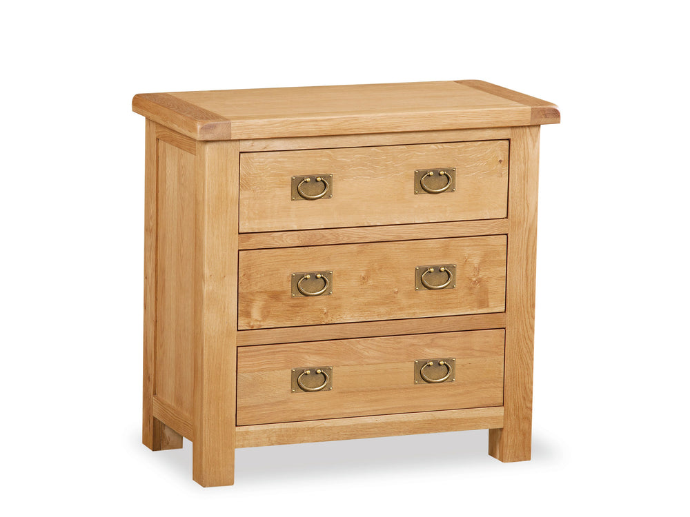 Salford Oak 3 Drawer Chest