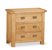 Salford Oak 3 Drawer Chest