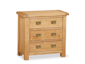 Salford Oak 3 Drawer Chest