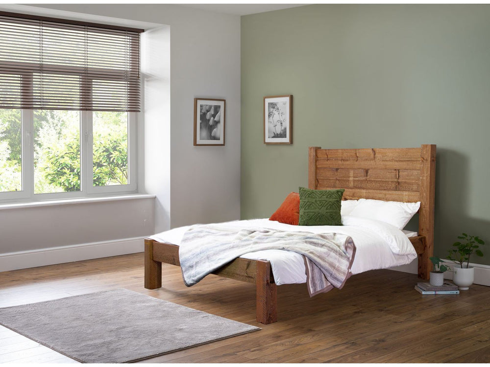 Newton 6ft Super King Size Wooden Bed Frame - Low Foot End