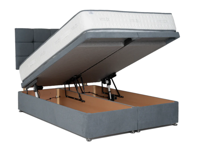 Jupiter Premium Electric Ottoman End-Lift Storage Divan Base Only - 5ft