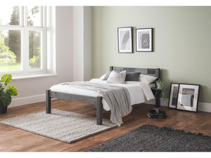 Honiton 3ft Wooden Single Bed Frame with Essential Mattress - Combo Deal