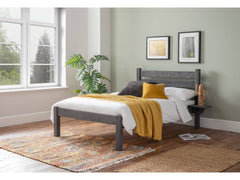 Woodbury Plus 6ft Wooden Super King Size Low Foot End Bed Frame with Essential Mattress - Combo Deal