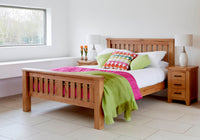 Hastings Solid Rustic Oak 5ft Bed Frame