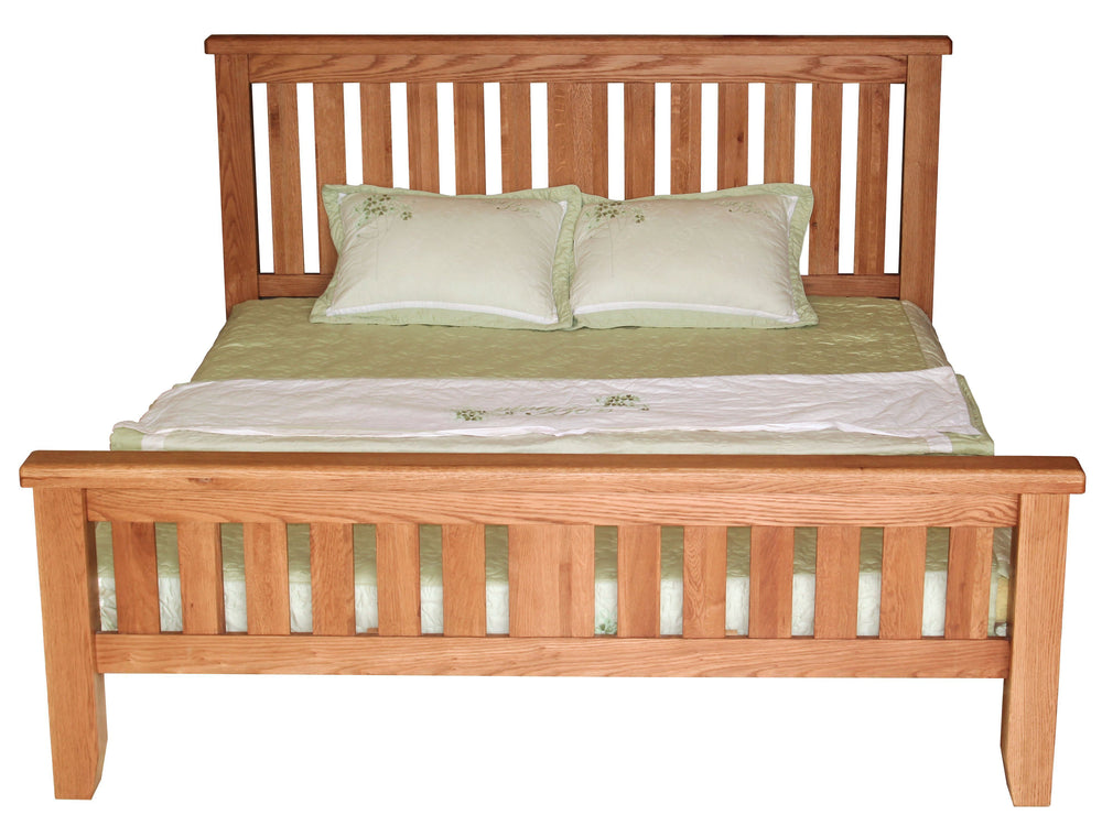 Hastings Solid Rustic Oak 6ft Bed Frame