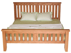 Hastings Solid Rustic Oak 6ft Bed Frame