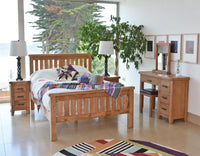 Hastings Solid Rustic Oak 6ft Bed Frame