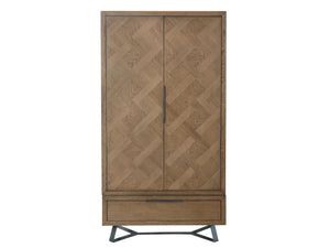 Indigo 2 Door Oak Wardrobe