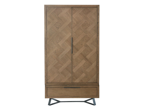 Indigo 2 Door Oak Wardrobe