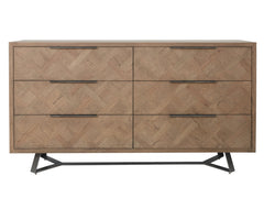 Indigo 6 Drawer Oak Chest