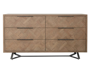 Indigo 6 Drawer Oak Chest