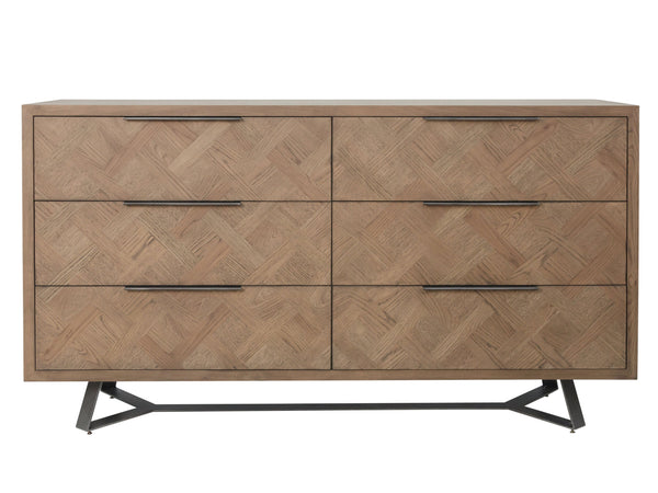 Indigo 6 Drawer Oak Chest