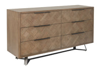 Indigo 6 Drawer Oak Chest
