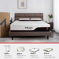 Mlily-Pocket Spring with Memory & Gel Foam Divan Beds