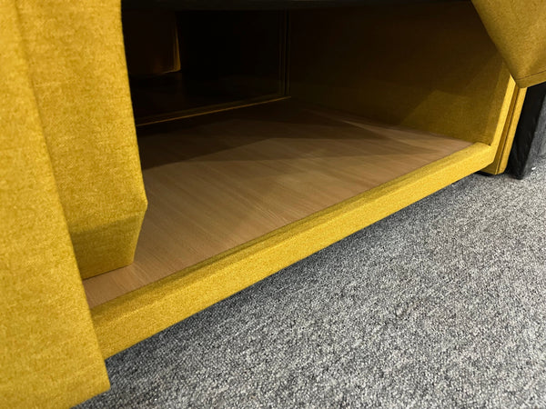 Clearance - 4’6 Tweed Pillow Top Luxe with Hideaway Base & Petra Headboard