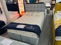 Clearance - 4’6 Hypnos Ouse Pillow-Top Classic with Hypnos Ottoman & Grace Headboard - Medium
