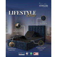 Adjust-a-bed 4ft6 Double Grandeur Natural 2000 Adjustable Bed