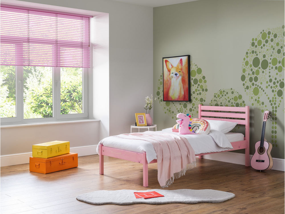 Ladram 2ft6 Wooden Small Single Bed Frame with Essential Mattress - Combo Deal
