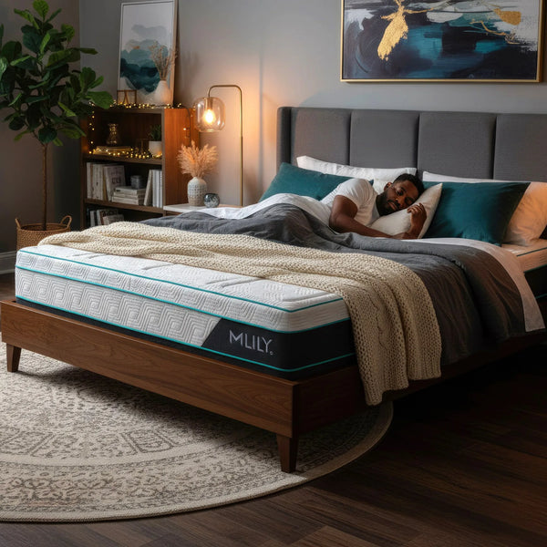 Mlily-Pocket Spring with Memory & Gel Foam Divan Beds