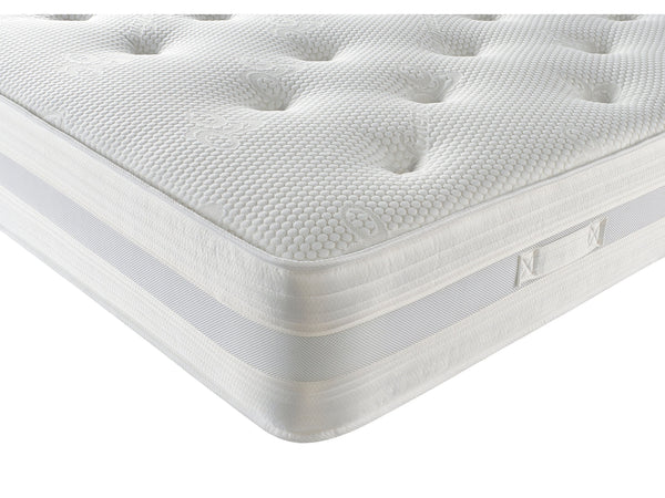 Cashmere Pocket 2000 Pocket Sprung Zip &amp; Link 6ft (2 x 3ft) Super King Size Mattress