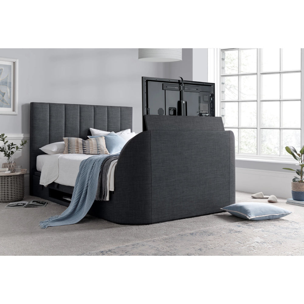 Marlow 5ft TV Upholstered Ottoman Bed Frame