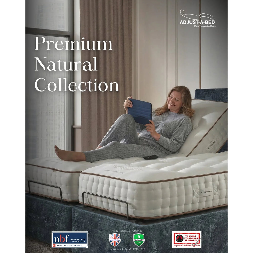 Adjust-a-bed 3ft Single Grandeur Natural 1500 Mattress for an Adjustable Bed