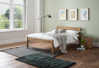 Lympstone 4ft6 Double Bed Frame with Essential Mattress - Combo Deal