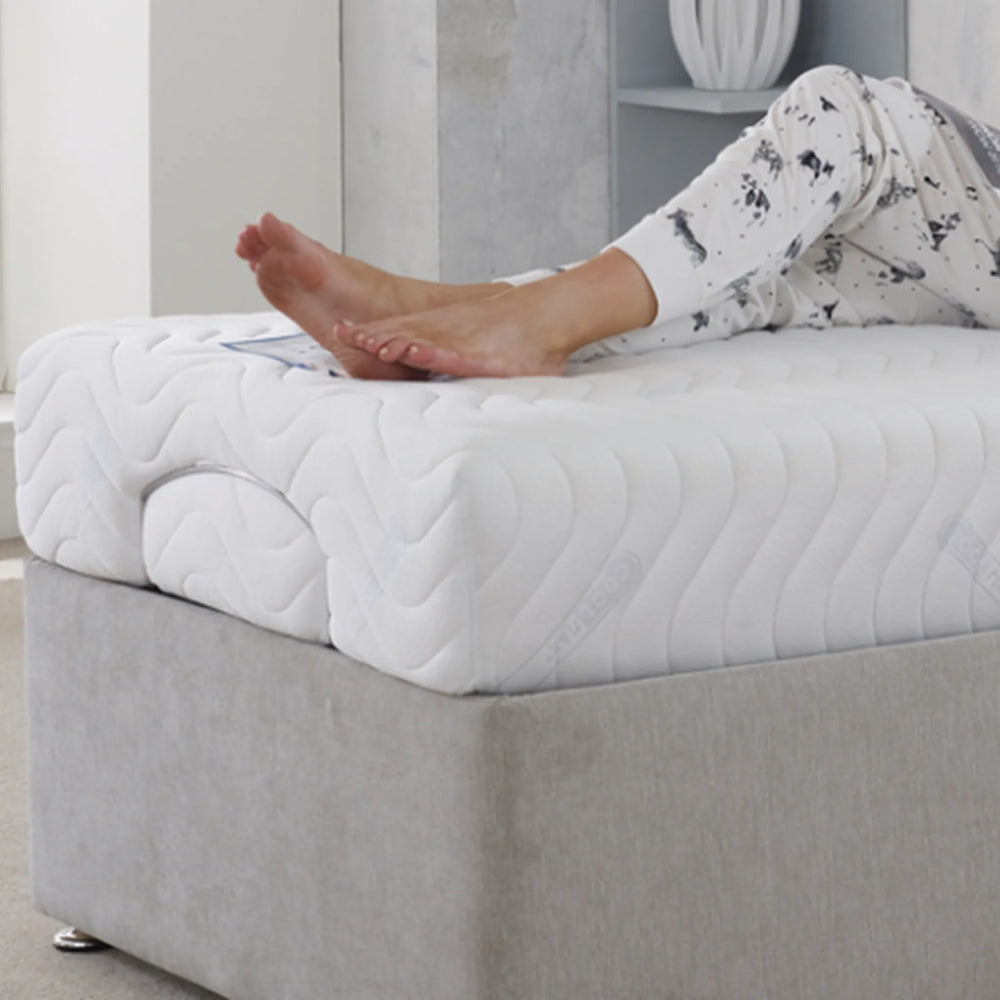 Adjust-a-bed 4ft Small Double Ortho Memory Mattress for an Adjustable Bed