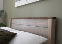 Paignton 4ft Small Double Wooden Bed Frame - High Foot End with Essential Mattress - Combo Deal