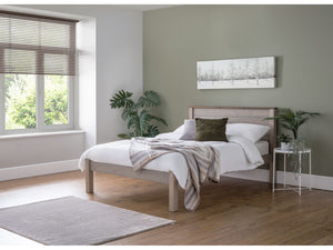 Paignton 5ft King Size Wooden Bed Frame - Low Foot End