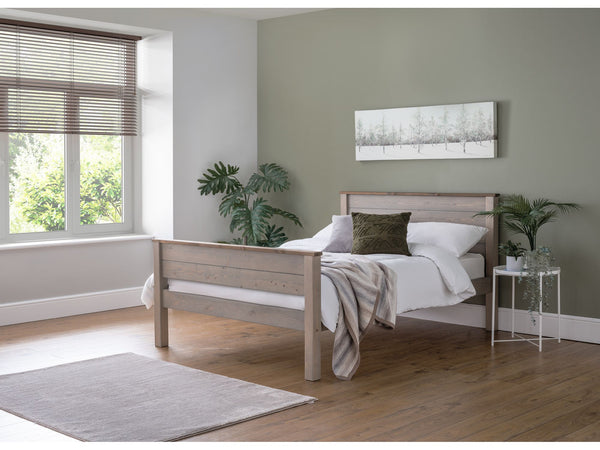 Paignton 6ft Super King Size Wooden Bed Frame - High Foot End