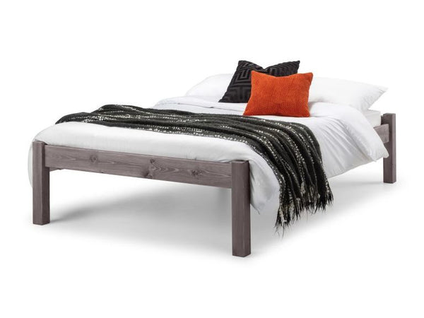 Radcliffe 4ft Small Double Wooden Bed Frame with Essential Mattress - Combo Deal