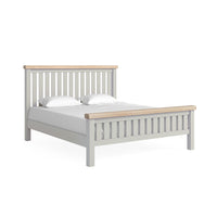 Sandhurst 6ft Slatted Bed Frame Stone Grey