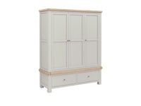 Sandhurst Triple Wardrobe Stone Grey