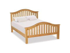 Salford Oak 4ft6 Classic Slatted Bed Frame