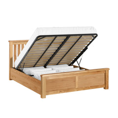 Salford Oak 6ftGas Lift Storage Bed