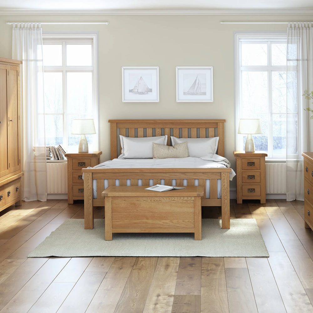 Salford Oak Cheval Mirror