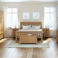 Salford Oak 4ft6 Gas Lift Storage Bed