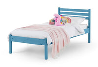 Ladram 2ft6 Wooden Small Single Bed Frame with Essential Mattress - Combo Deal