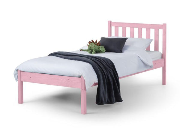 Farway 3ft Wooden Single Bed Frame with Essential Mattress - Combo Deal